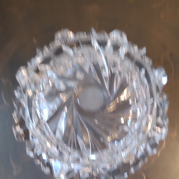 Crystal Cut Glass Ashtray - Picture 3 of 5